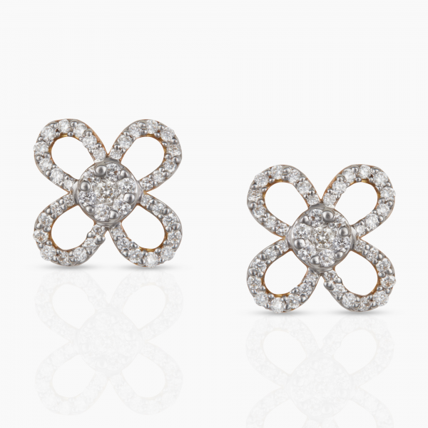 Four-Petal Whisper Studs