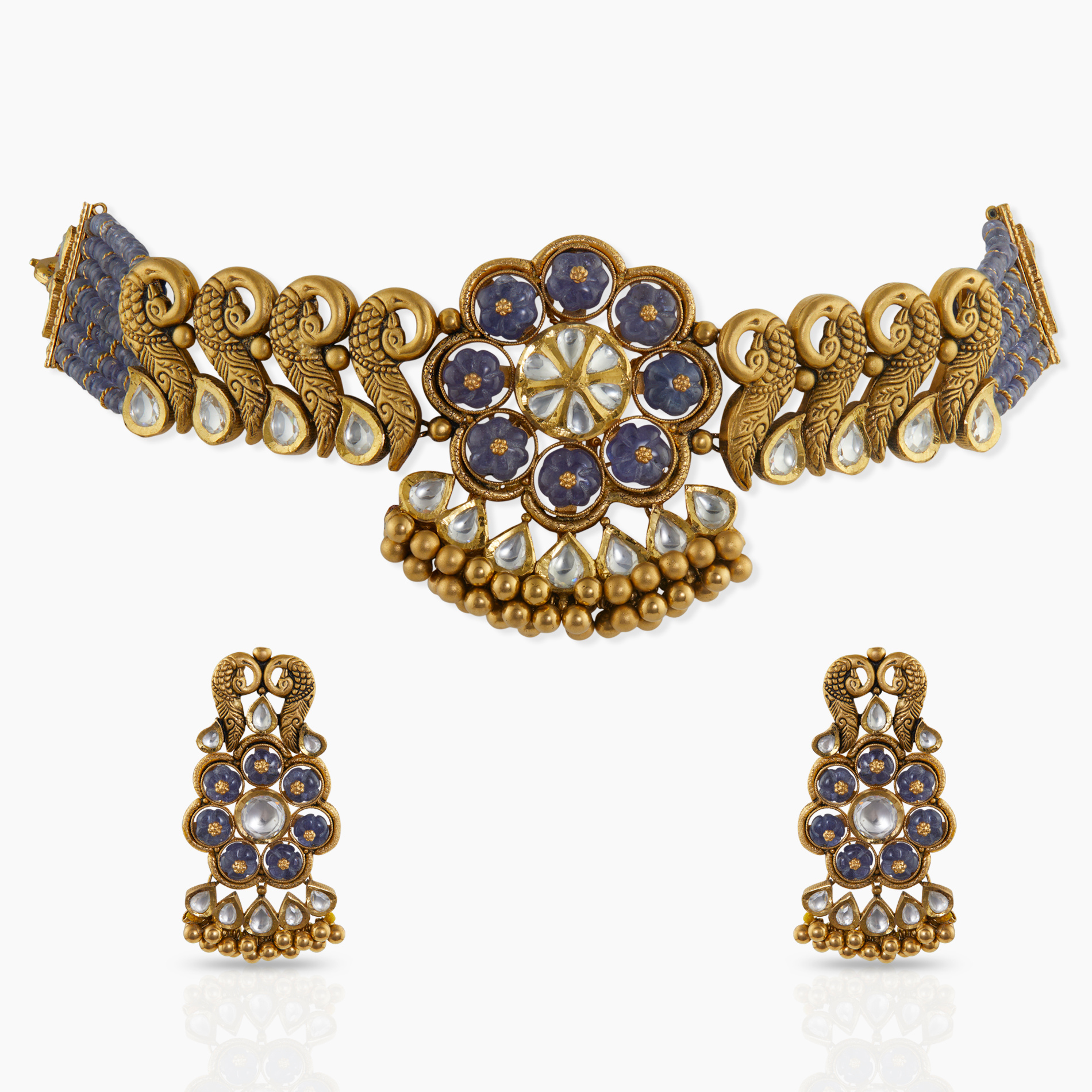 Mordern Purple Choker