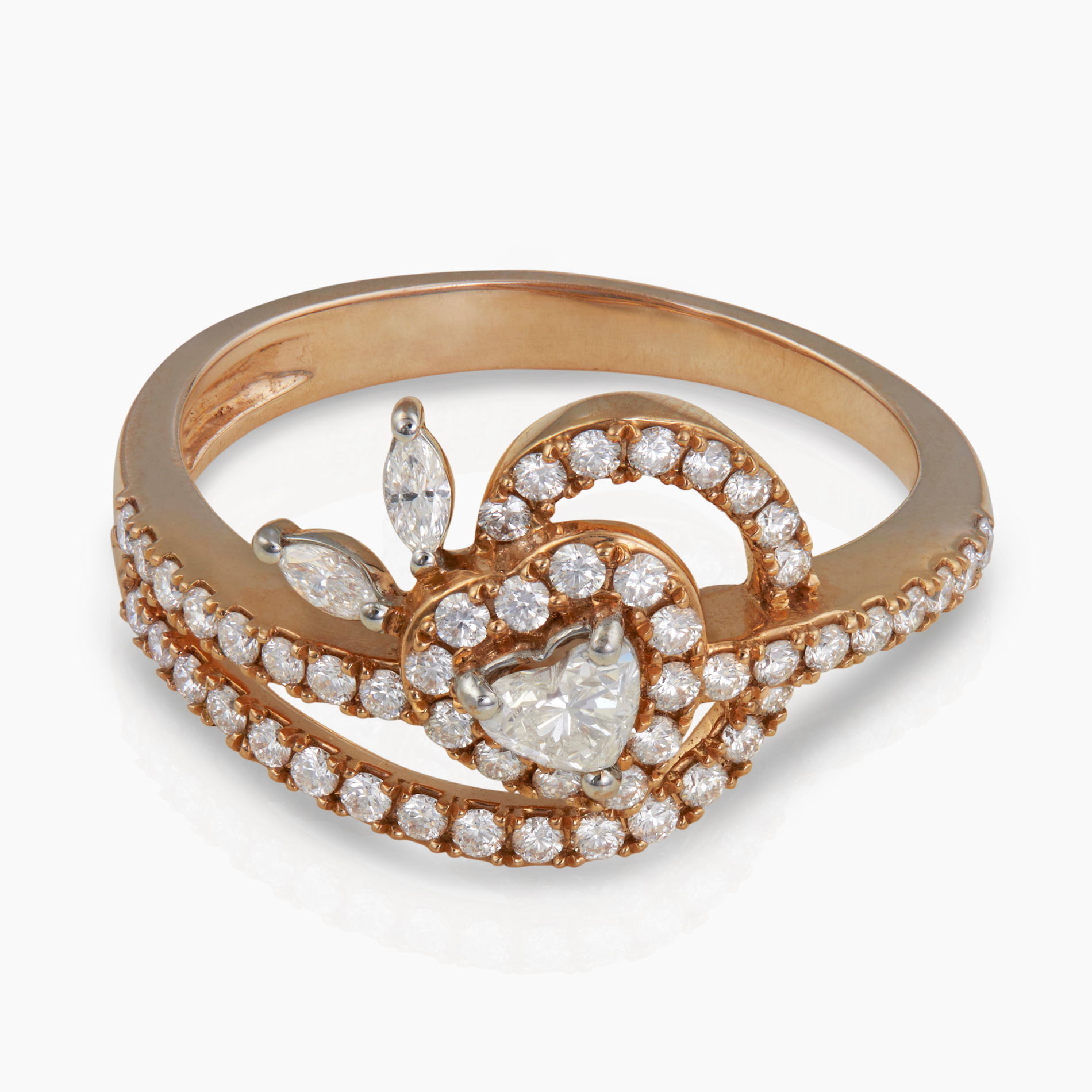 Eternal Heart Embrace Ring
