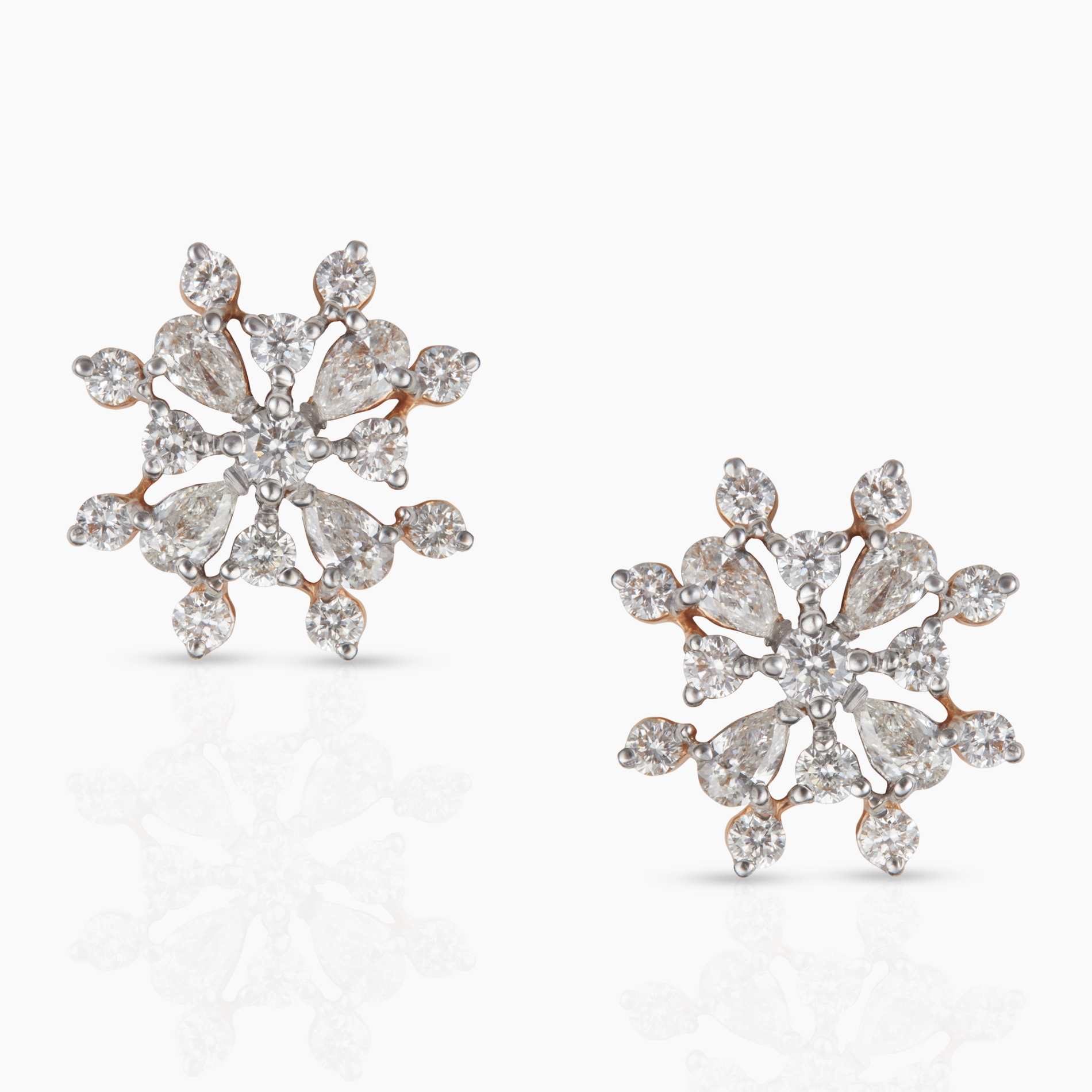 Angular Square Studs