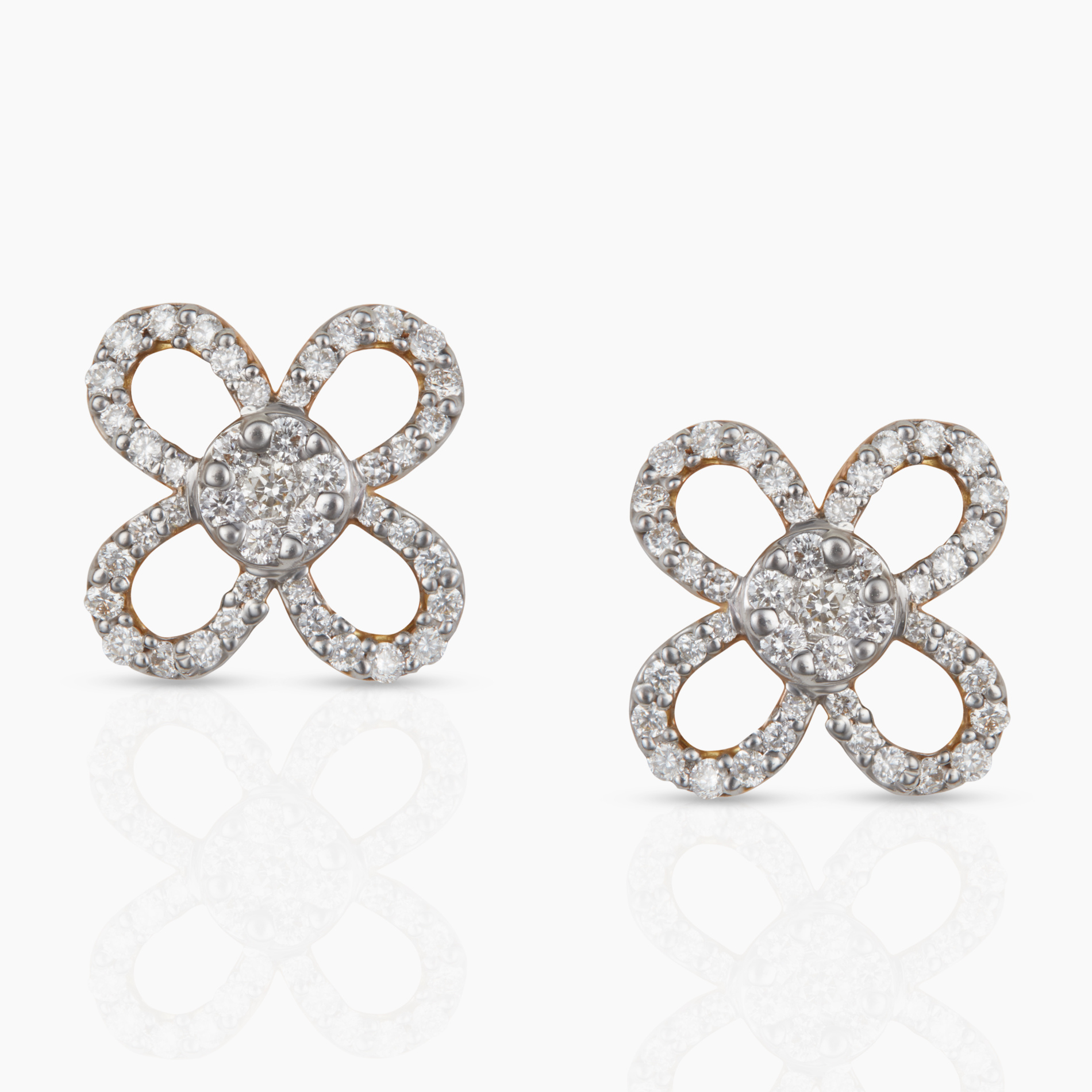 Four-Petal Whisper Studs