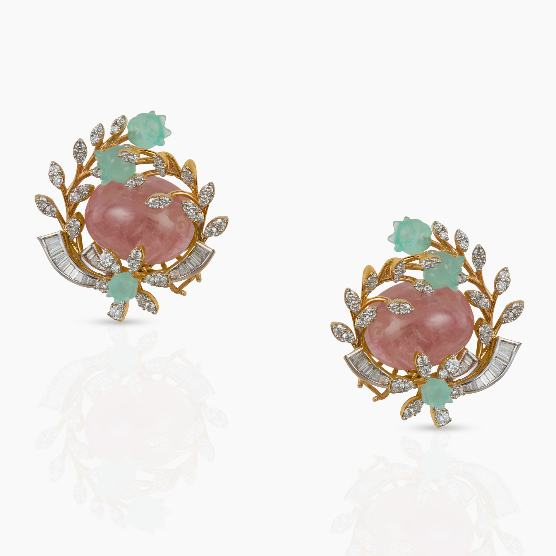 Modern Nature Inspired Earring Studs