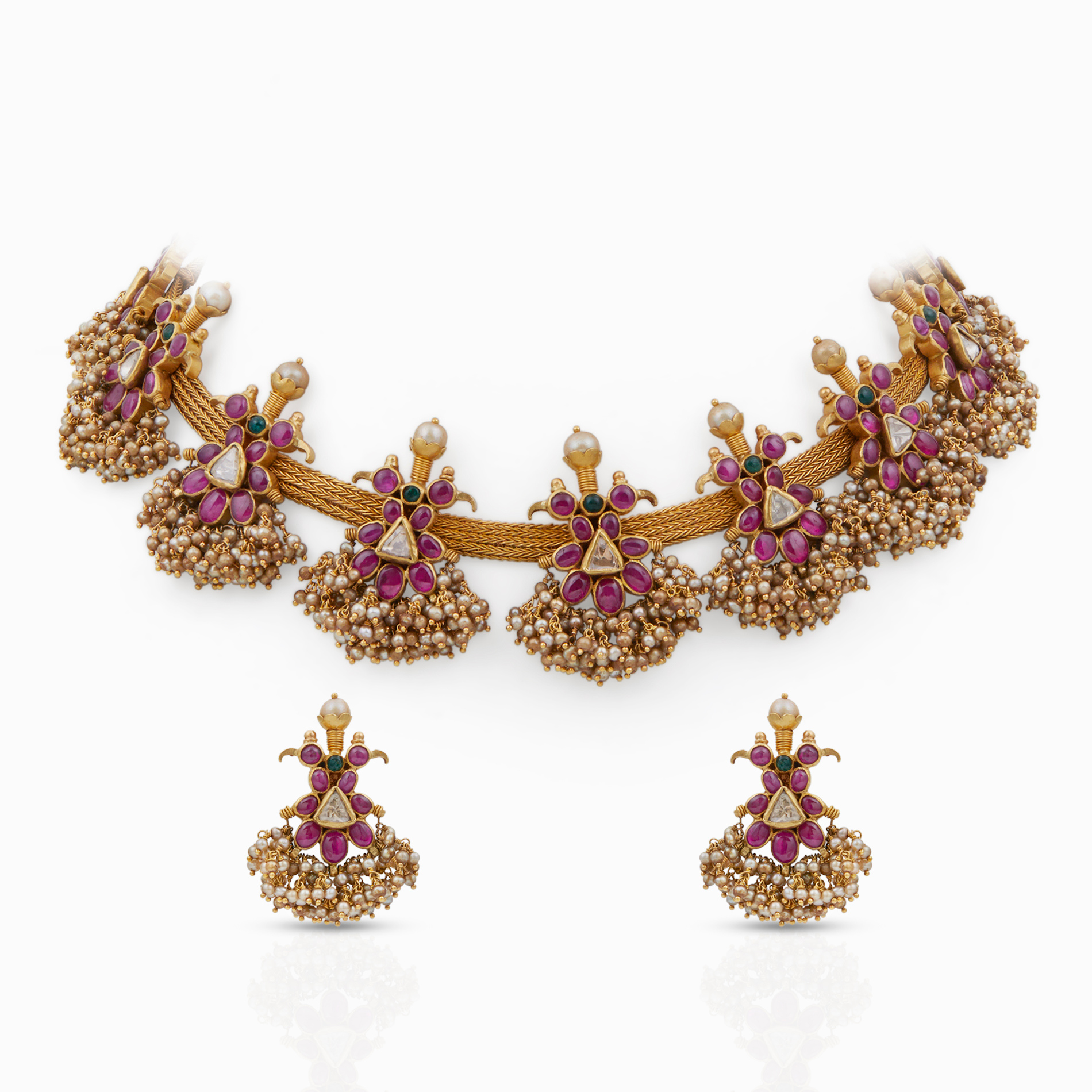 Regal Bouquet Neckset