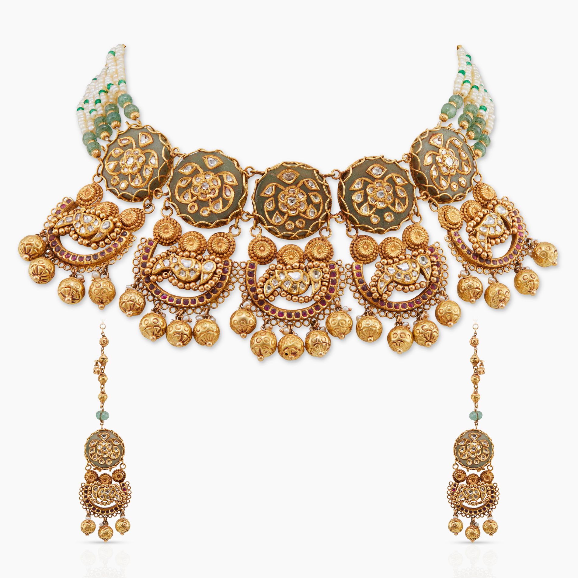 Five Piece Antique Neckset