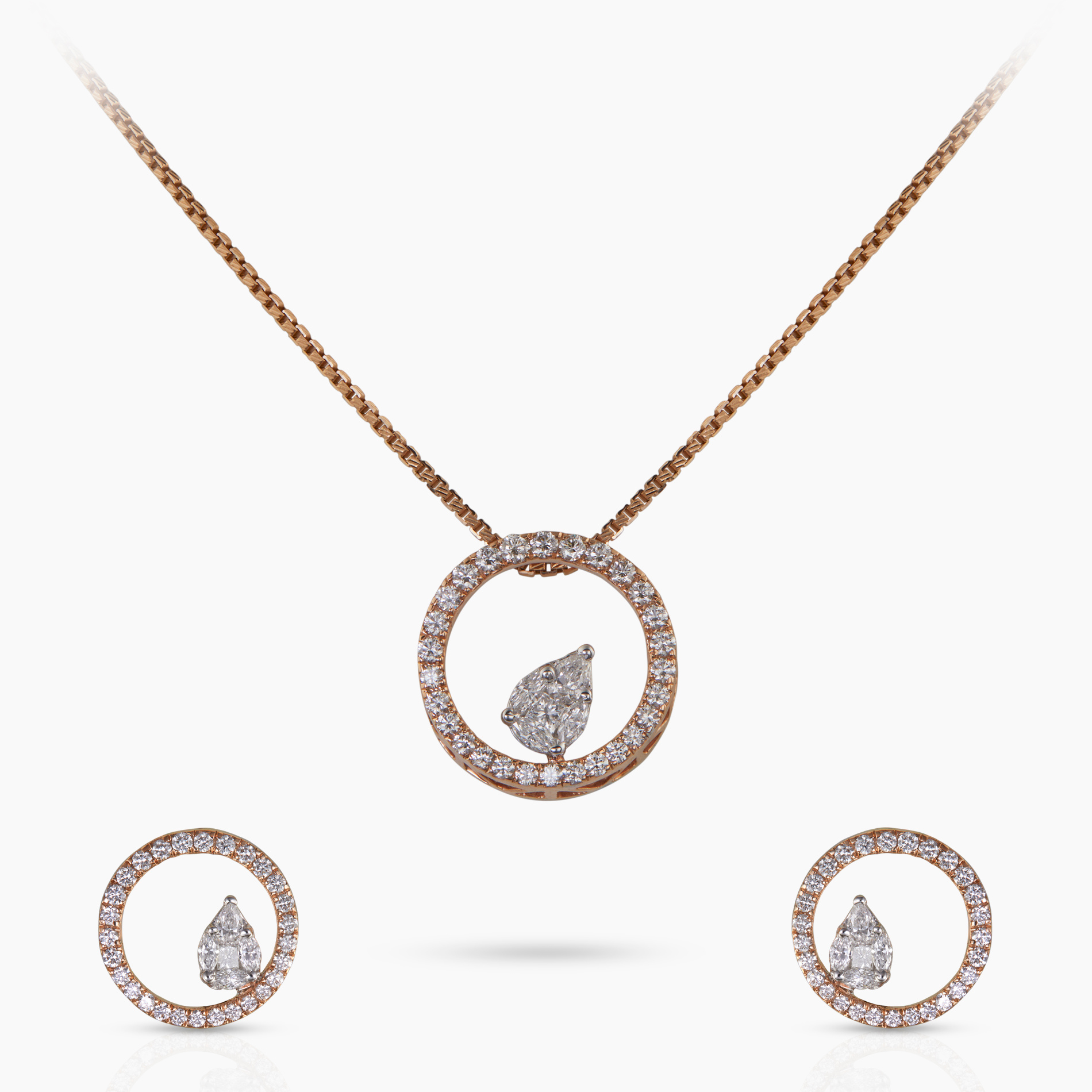 Circlet Charm Pendant set