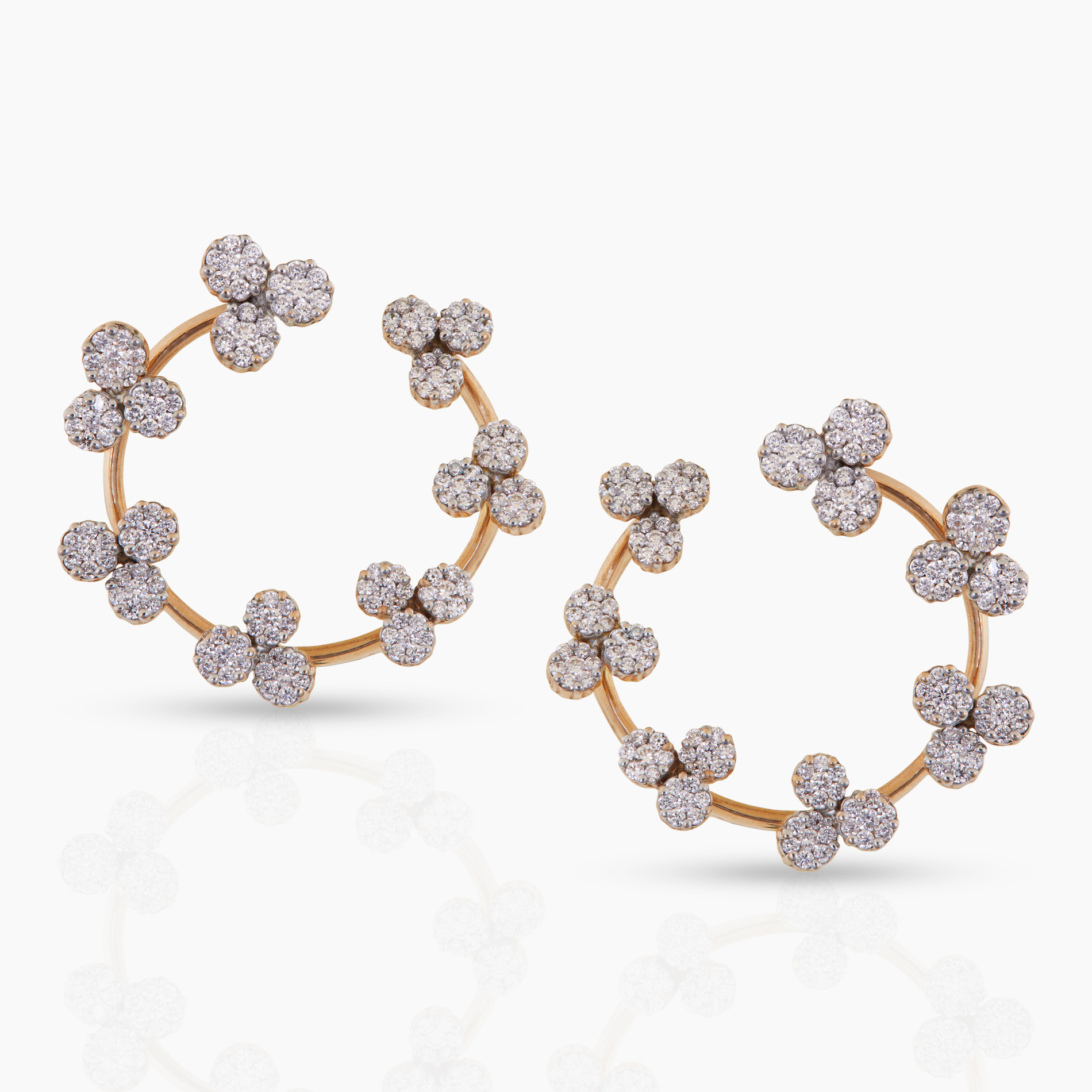 Flower Diamond Studs
