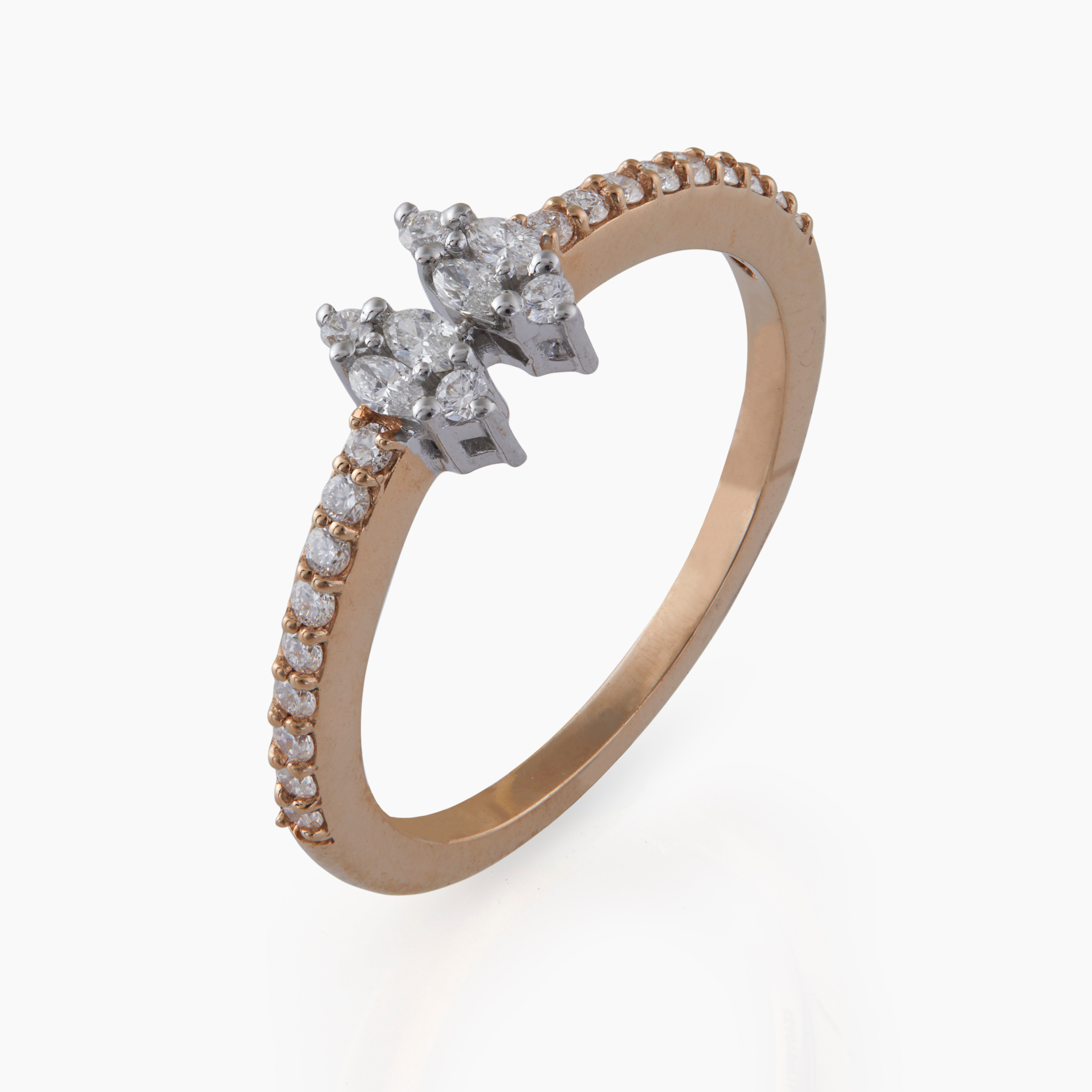 Double Marquise Band