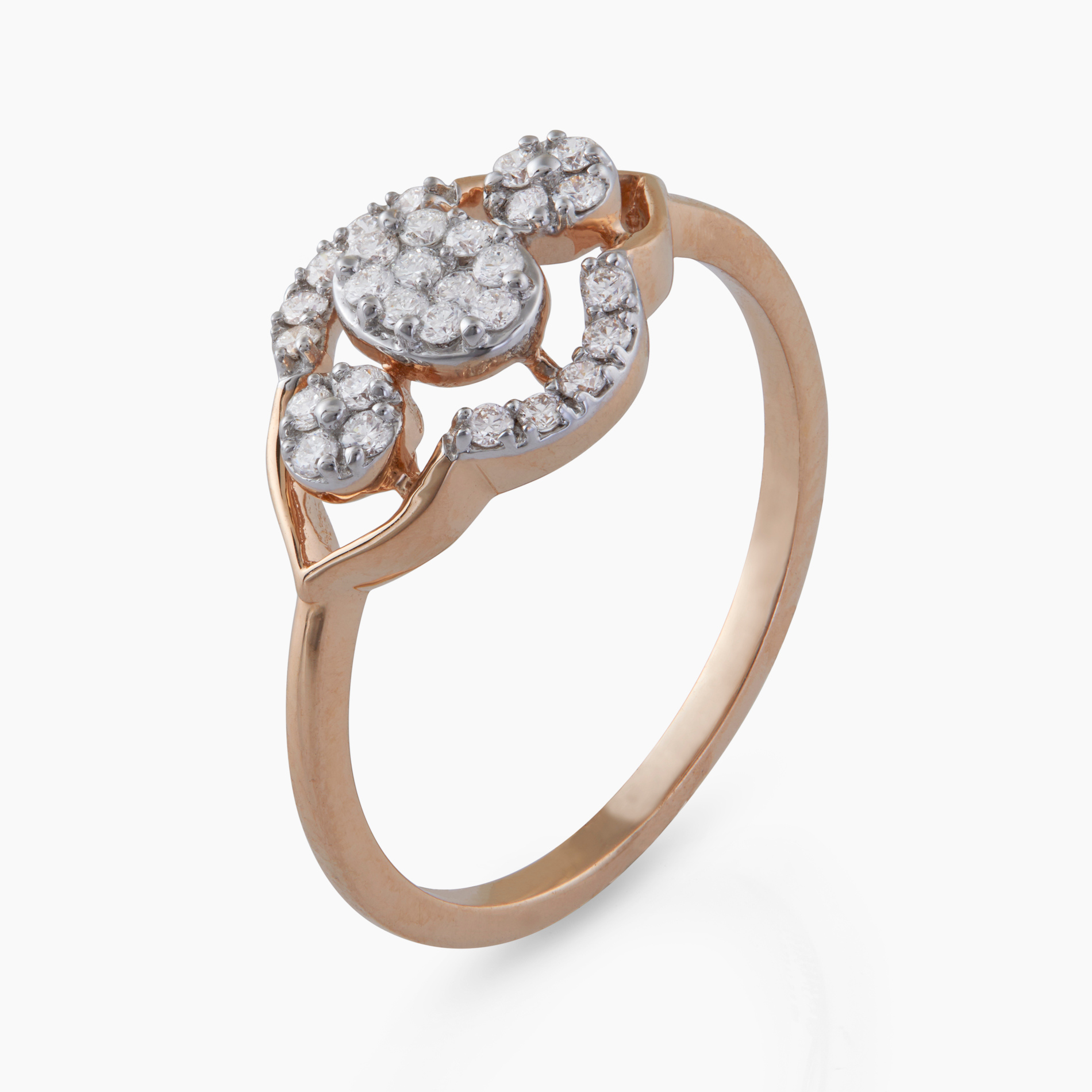 Chic Rosé Contemprary Ring