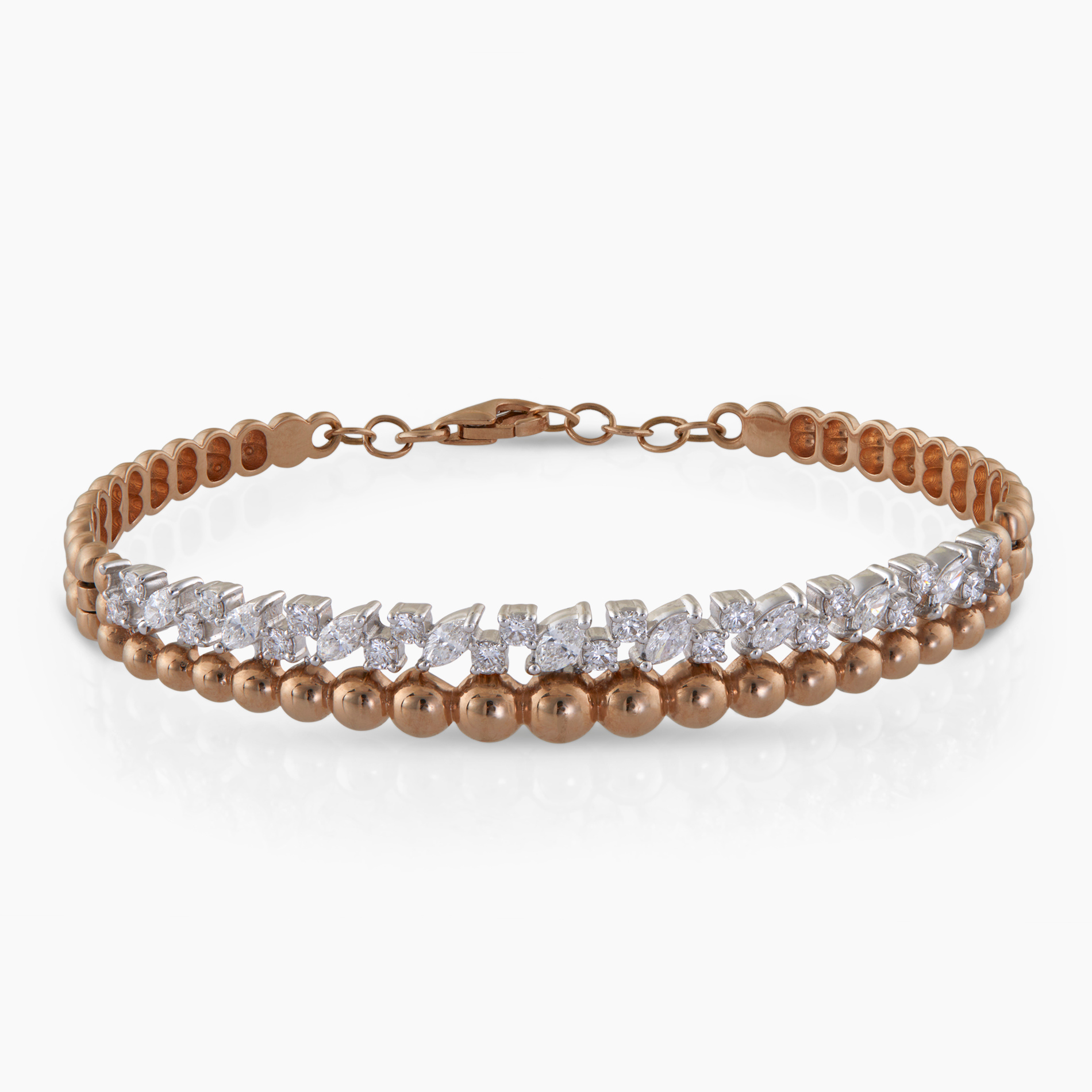 Diamond & Gold Chique Bracelet