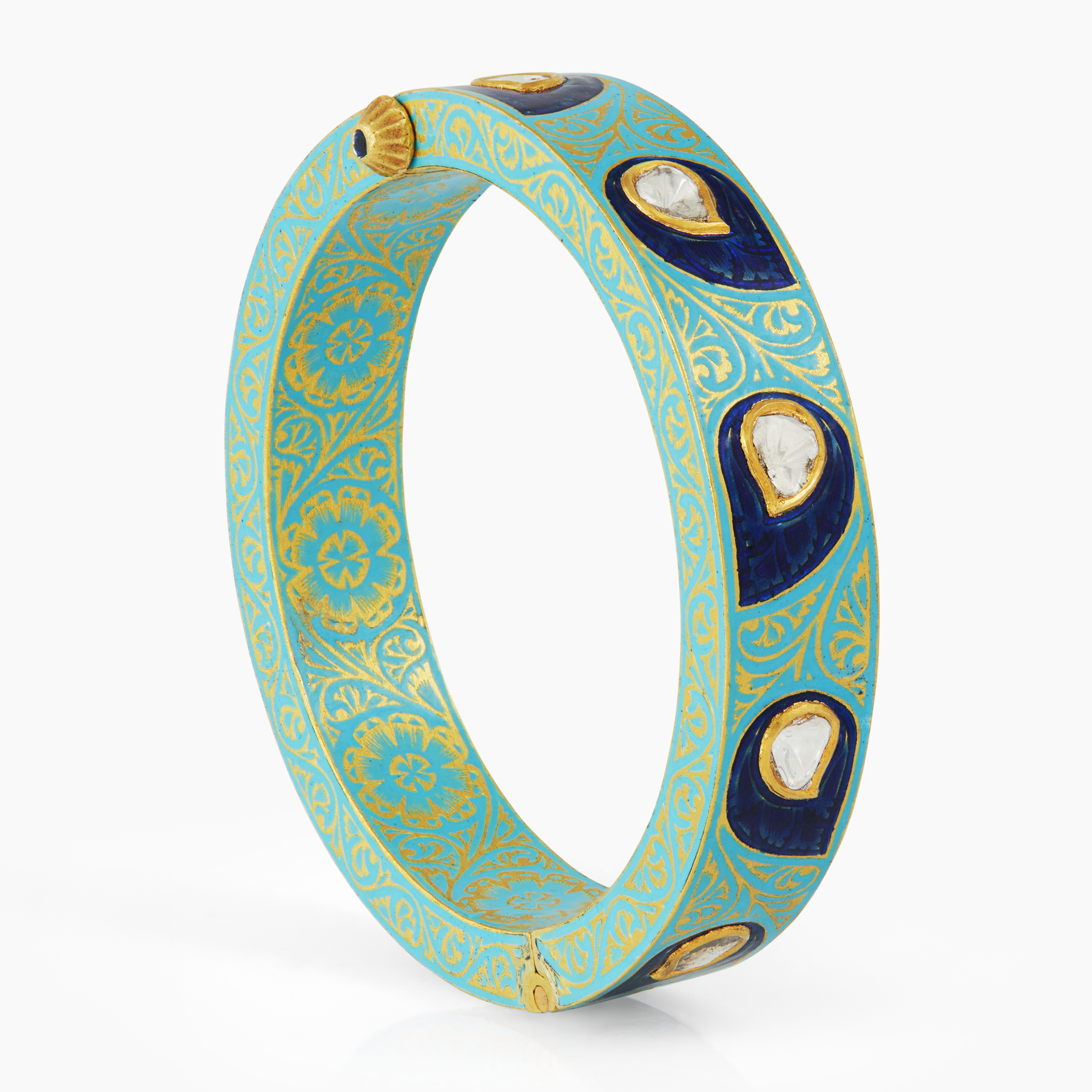 Mayur Pankh Kundan Kada