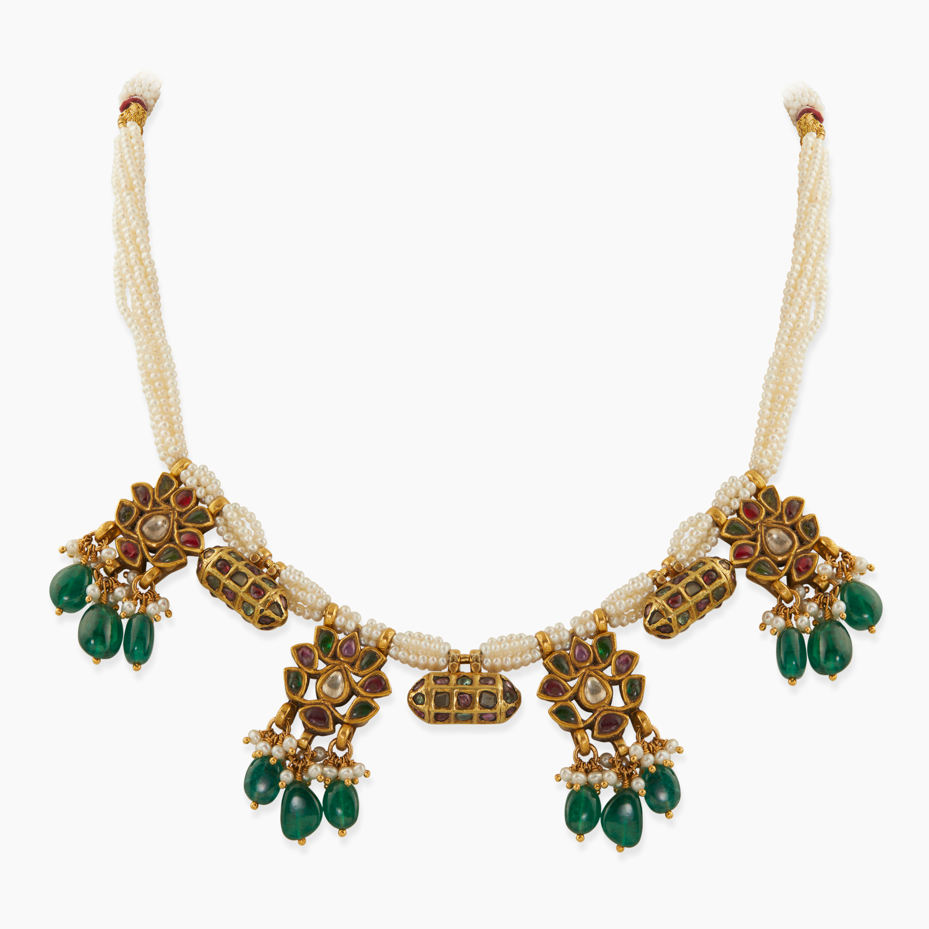 Pearl Necklace with Beads