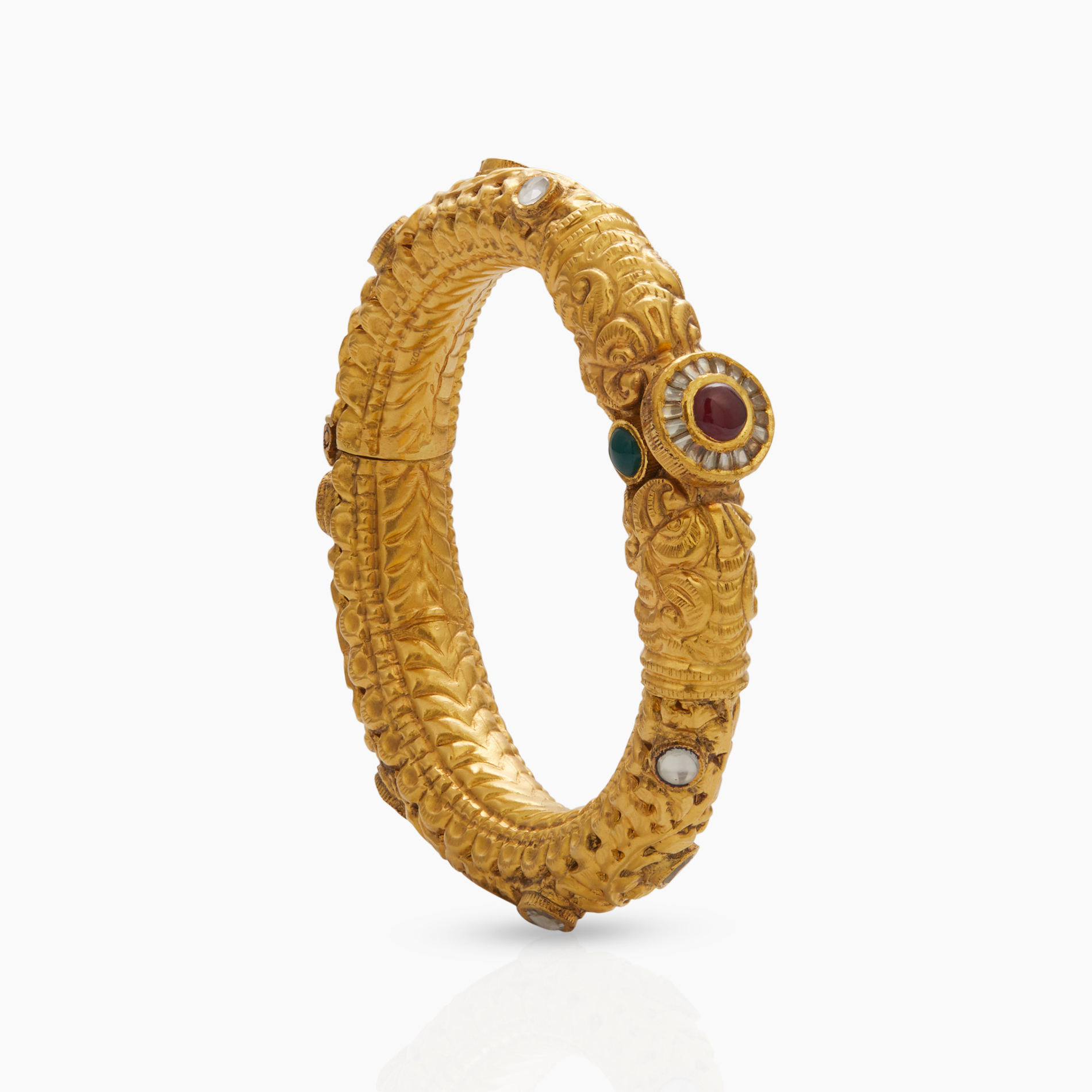 Intricate Gold Kada
