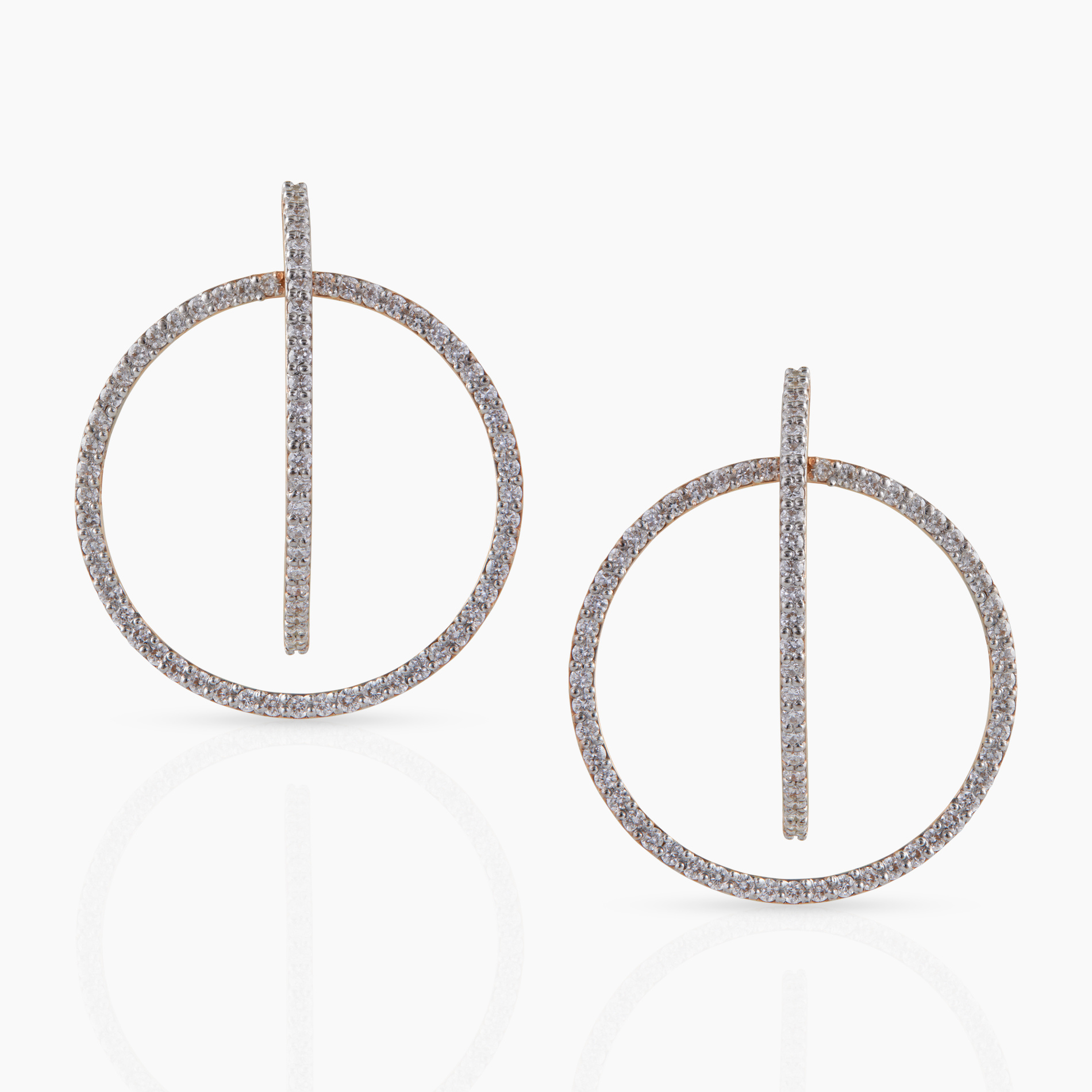 Circular Charm Earrings