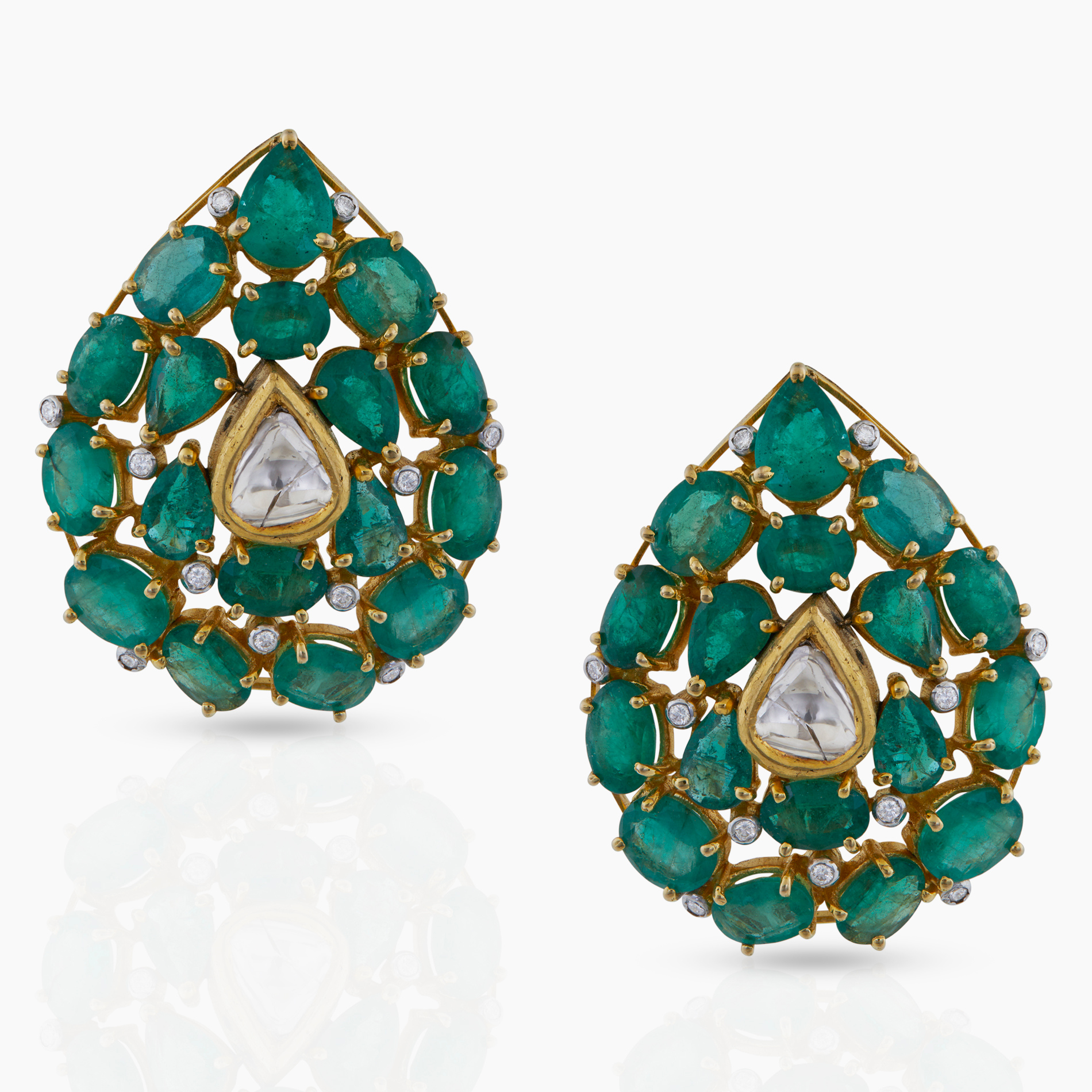 Leafy Bloom Studs