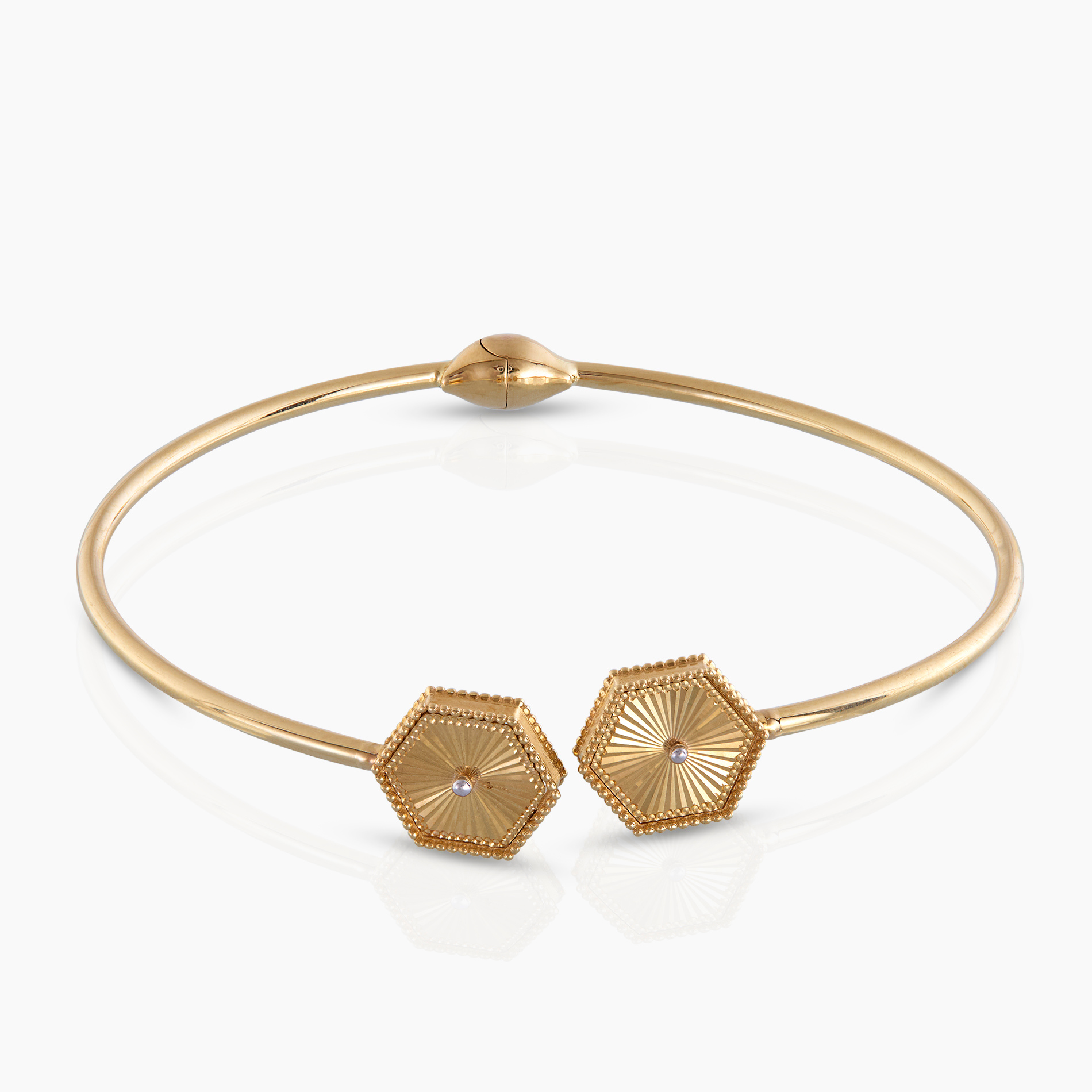 Hexagon Gold Bracelet