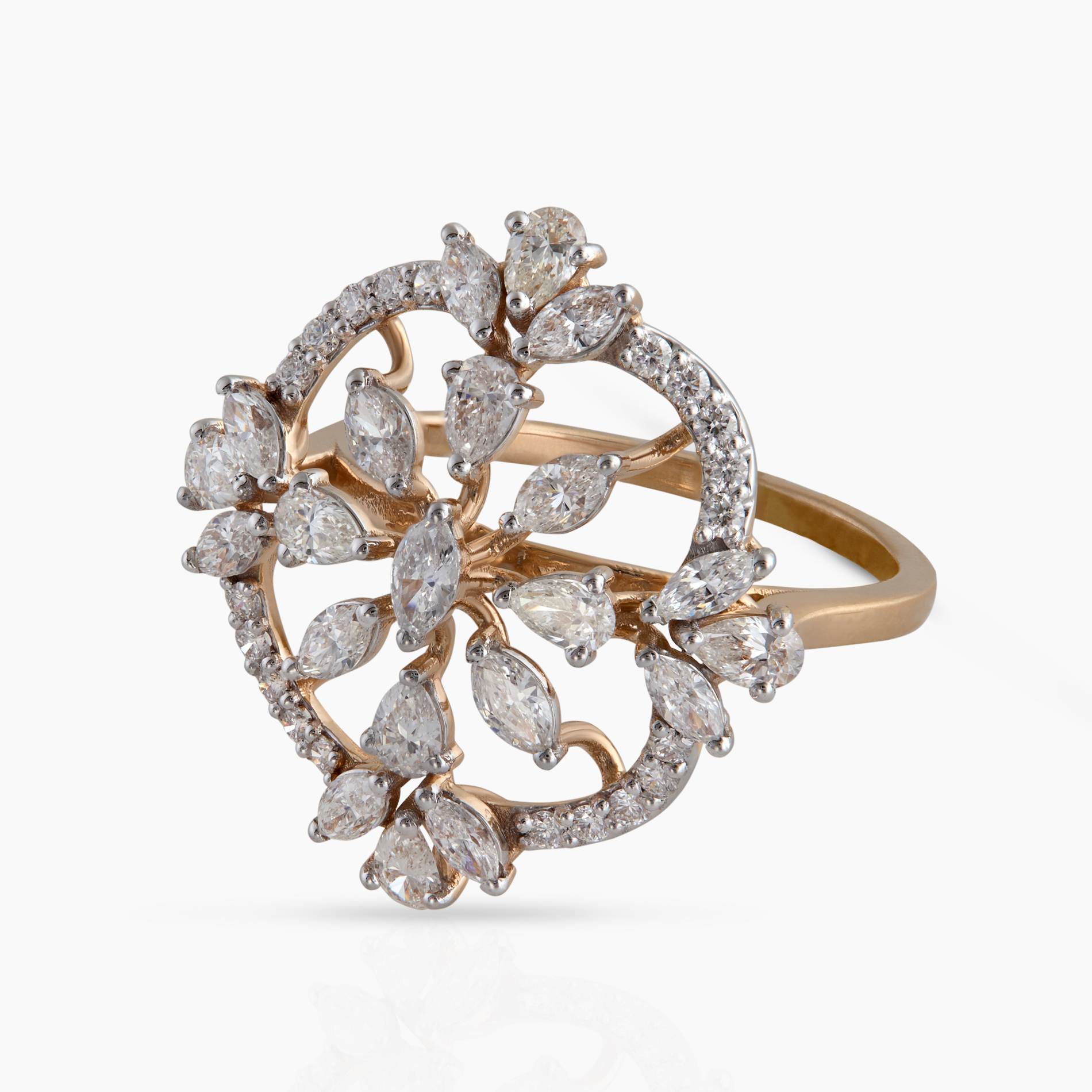 Statement Floral Ring
