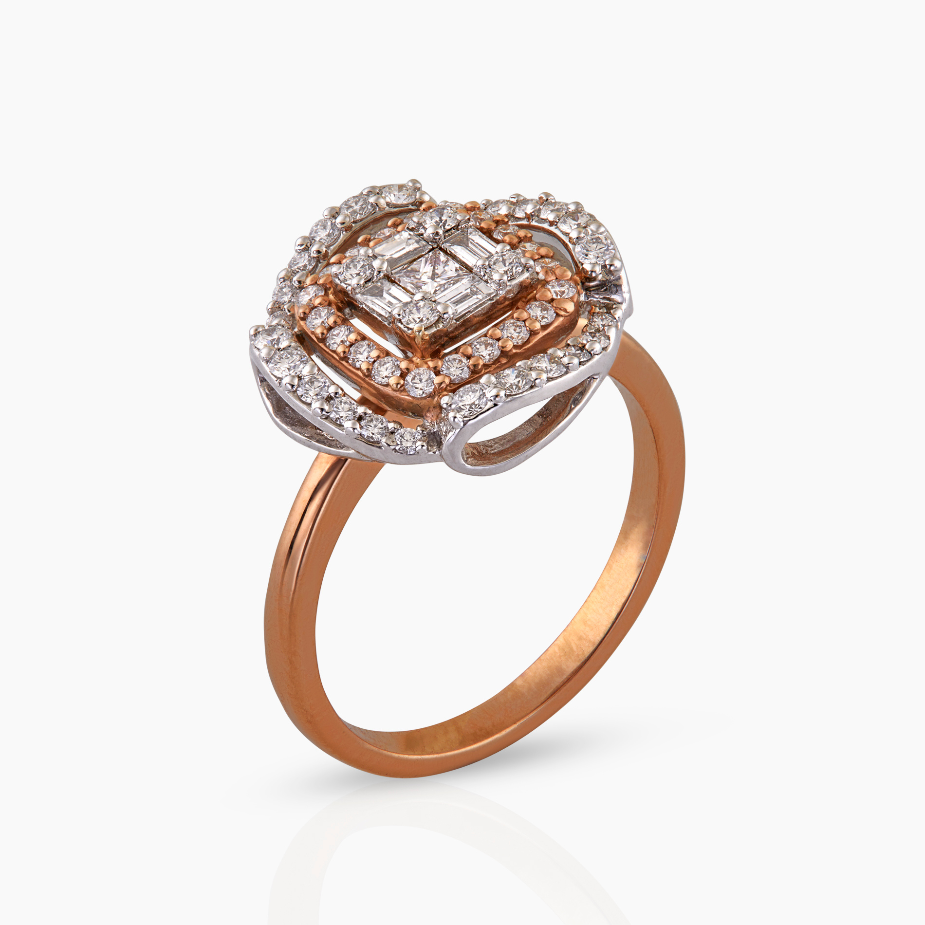 Square Brilliance Diamond Ring