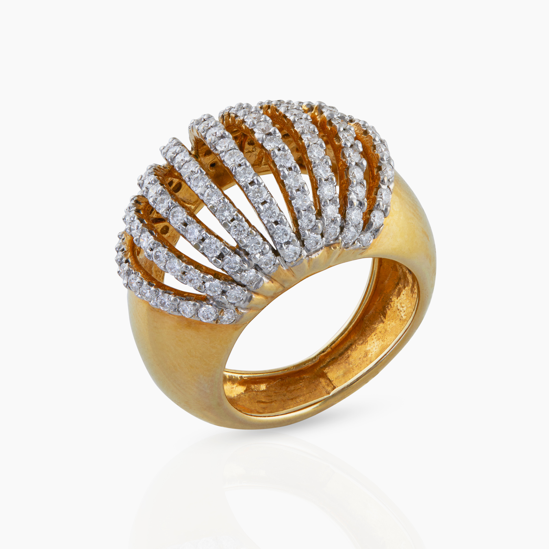 Classic Gold & Diamond Ring